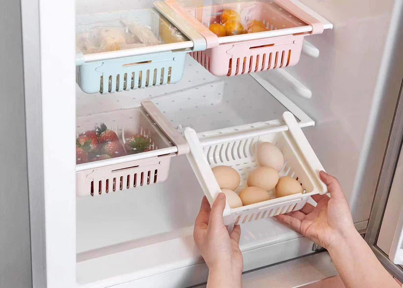Adjustable Fridge Basket (Pack of 4)